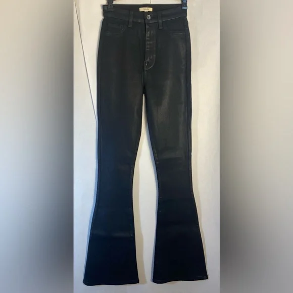 NWT Splendid Super High Rise Bootcut Jeans Black Size 24 - 33" Inseam MSRP $124 - Picture 1 of 10